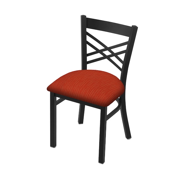 620 Catalina 18" Chair with Black Wrinkle Finish and Graph Poppy Seat